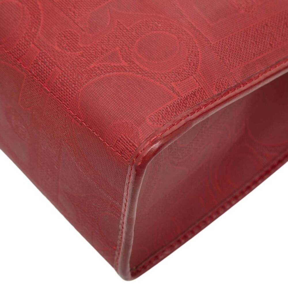 CHRISTIAN DIOR Red Leather Trotter Shoulder Bag - Picture 6 of 15